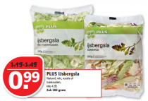 plus ijsbergsla
