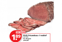 plus fricandeau of rosbief