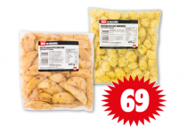 pesto aardappelpartjes of bourgondische minikriel