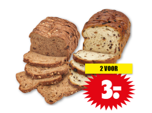 ryckelaer honing muesli of krenten rozijnenbrood