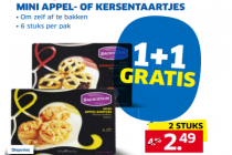 mini appel  of kersentaartjes