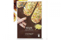 ham pizza baguette