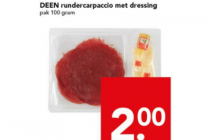 rundercarpaccio met dressing