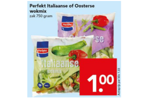 italiaanse of oosterse wokmix