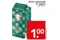 geitenmelk of  yoghurt