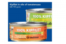 kipfilet in olie of tomatensaus