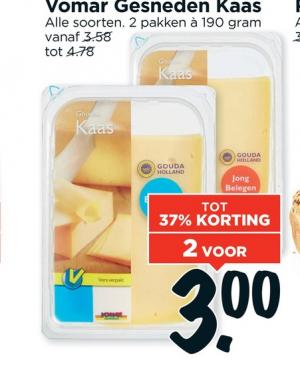 vomar gesneden kaas
