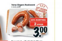 verse slagers rookworst