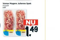 vomar magere julienne spek