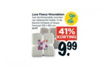luxe fleece woondeken