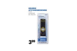 grundig afstandsbediening