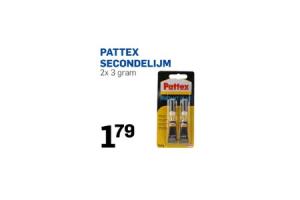 pattex secondelijm