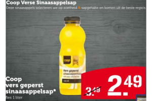 verse sinaasappelsap