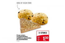 coop notenvruchtbollen waldkorn pyramides of mueslibollen
