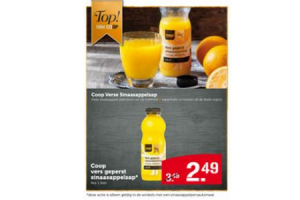 coop vers geperst sinaasappelsap