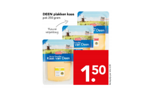 deen plakken kaas