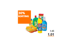 alle schoonmaakmiddelen en  benodigdheden