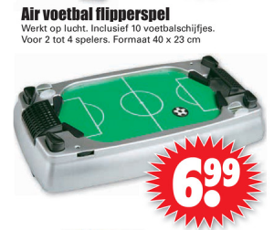 air voetbal flipperspel