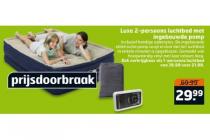 luxe 2 persoons luchtbed met ingebouwde pomp
