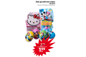 zak gevuld met eitjes