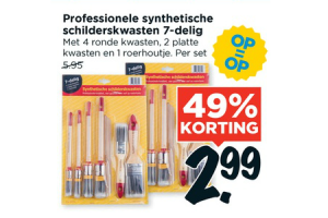 professionele synthetische kwasten