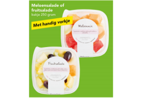 meloensalade of fruitsalade