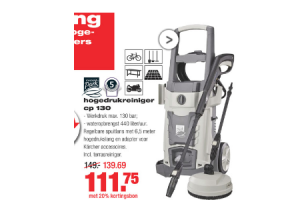 karcher hogedrukreiniger cp 130