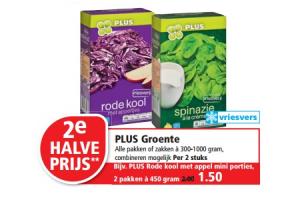 plus groente 300 1000 gram