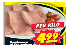 hamlappen of fricandeau