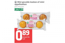 mini gevulde koeken of mini appelkoeken