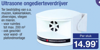 ultrasone ongedierteverdrijver