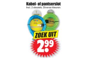 kabel  of pantserslot