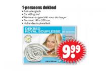 1 persoons dekbed