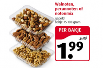 walnoten pecannoten of notenmix