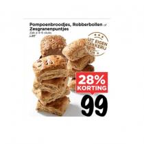 pompoenbroodjes robberbollen of zesgranenpuntjes
