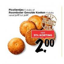 picolientjes of roomboter gevulde koeken