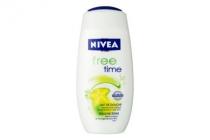 nivea free time cream shower