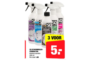 sq schoonmaakproducten