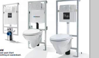 alle inbouwreservoirs en toiletpotten
