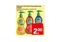robinsons fruit shoot limonadesiroop pompje