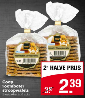 coop roomboter stroopwafels