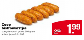 coop bistroworstjes