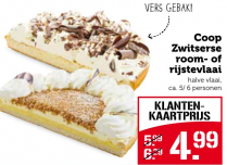 coop zwitserse room  of rijstevlaai