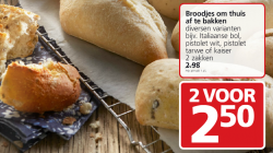 broodjes om thuis af te bakken