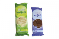 rijstwafels met yoghurt of melkchocolade