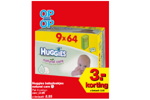 huggies babydoekjes natural care