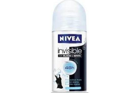 nivea invisible blackwhite pure roll on