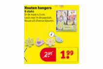 kruidvat houten hangers