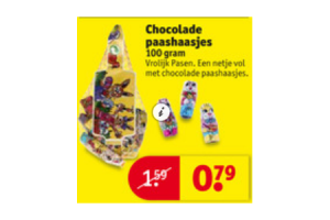 kruidvat chocolade paashaasjes