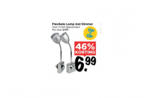 flexibele lamp met dimmer